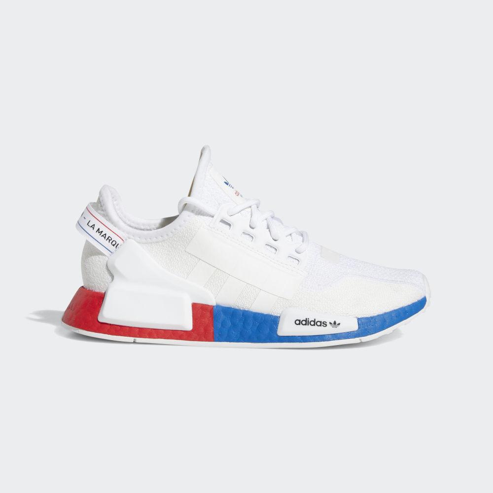 Originals Adidas NMD_R1 V2 Baieti Romania - Albi/Rosii FX4150